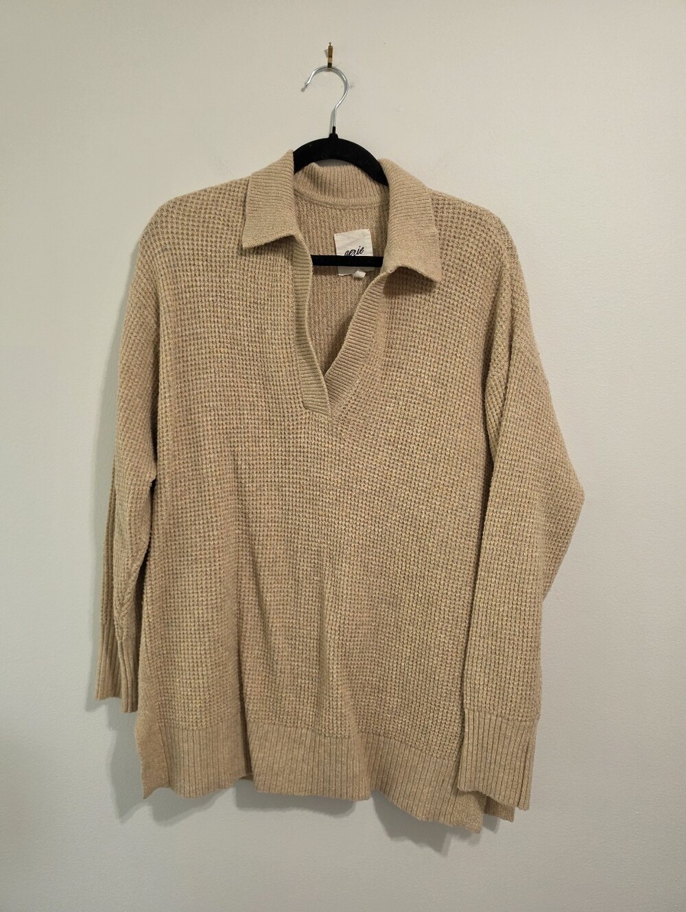 139. Aerie Oversized Collared Sweater